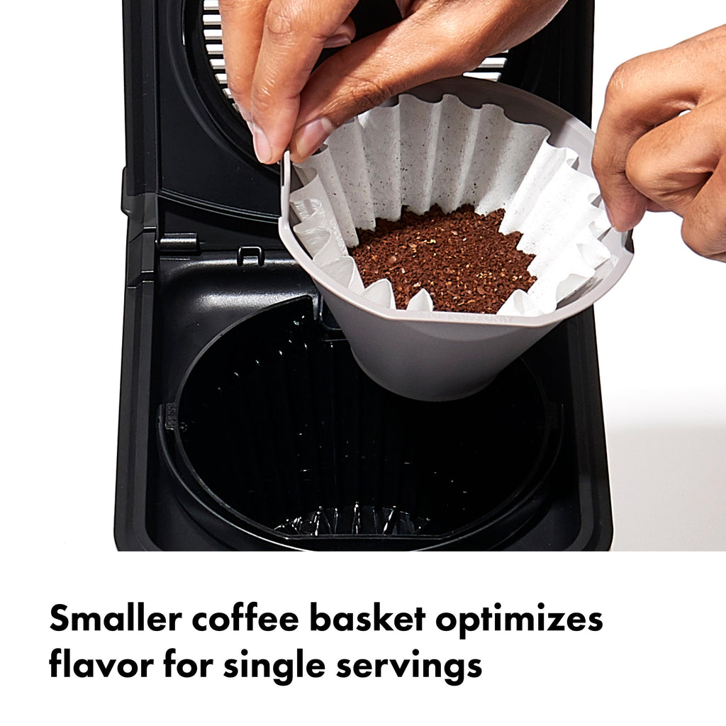 OXO Brew 8-Cup Coffee Maker with Glass Carafe and Single-Serve Option