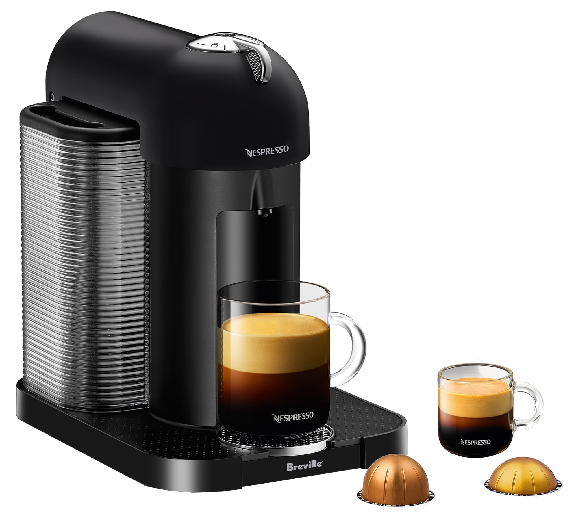 Nespresso Vertuo Coffee & Espresso Single-Serve Machine in Black, BNV220BLK1BUC1